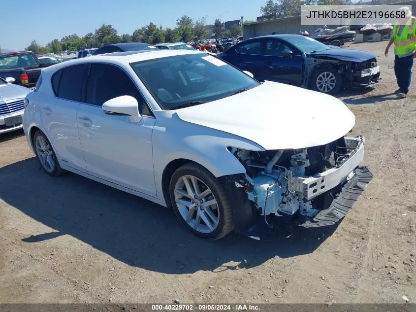 JTHKD5BH2E2196658 2014 Lexus Ct 200H