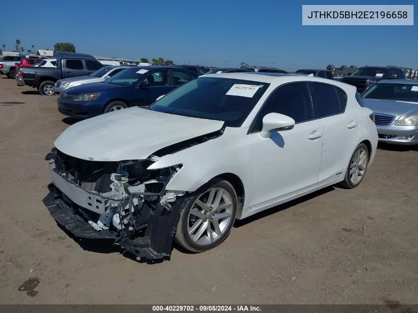 JTHKD5BH2E2196658 2014 Lexus Ct 200H