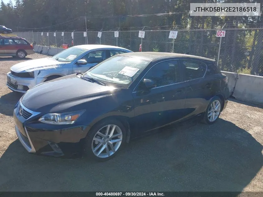 JTHKD5BH2E2186518 2014 Lexus Ct 200H