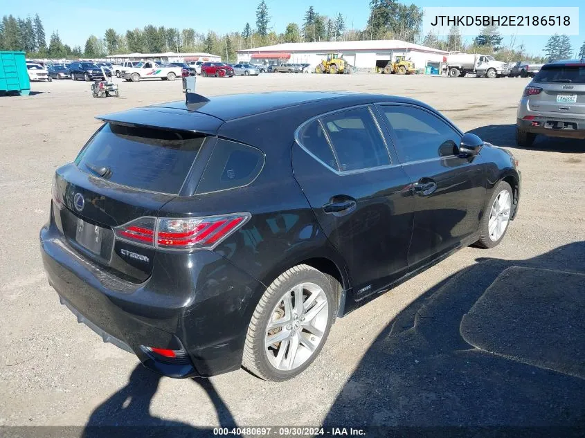 JTHKD5BH2E2186518 2014 Lexus Ct 200H