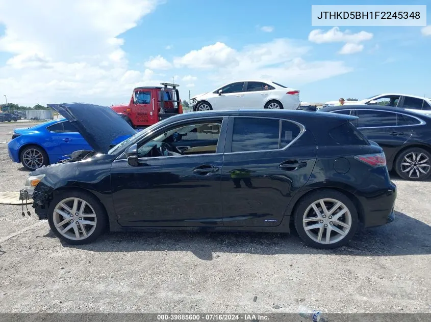 JTHKD5BH1F2245348 2015 Lexus Ct 200H