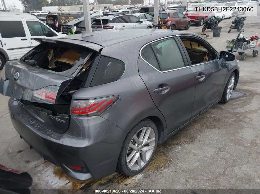 JTHKD5BH2F2243060 2015 Lexus Ct 200H