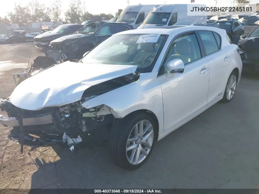 JTHKD5BH2F2245181 2015 Lexus Ct 200