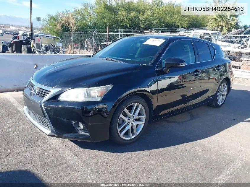 JTHKD5BH4G2254613 2016 Lexus Ct 200H