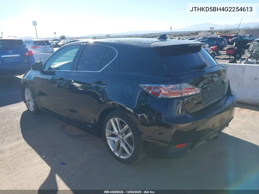 JTHKD5BH4G2254613 2016 Lexus Ct 200H