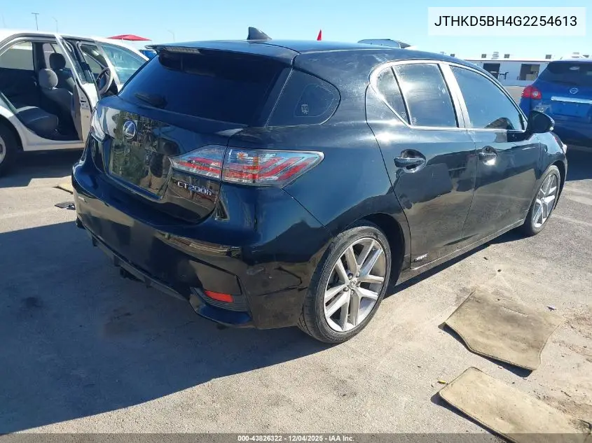 JTHKD5BH4G2254613 2016 Lexus Ct 200H