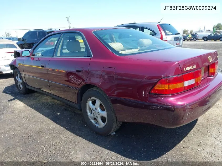 JT8BF28G8W0099274 1998 Lexus Es 300