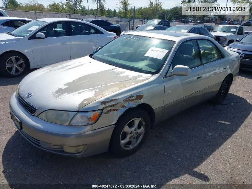 JT8BF28G1W0110938 1998 Lexus Es 300