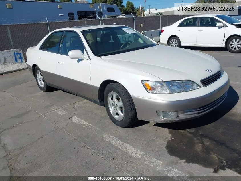 JT8BF28G2W5022225 1998 Lexus Es 300