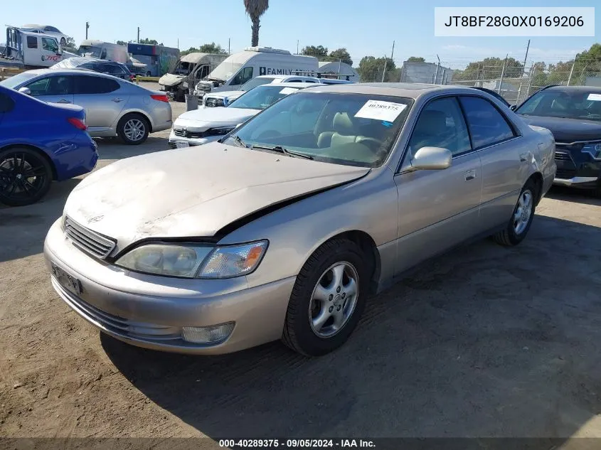 JT8BF28G0X0169206 1999 Lexus Es 300