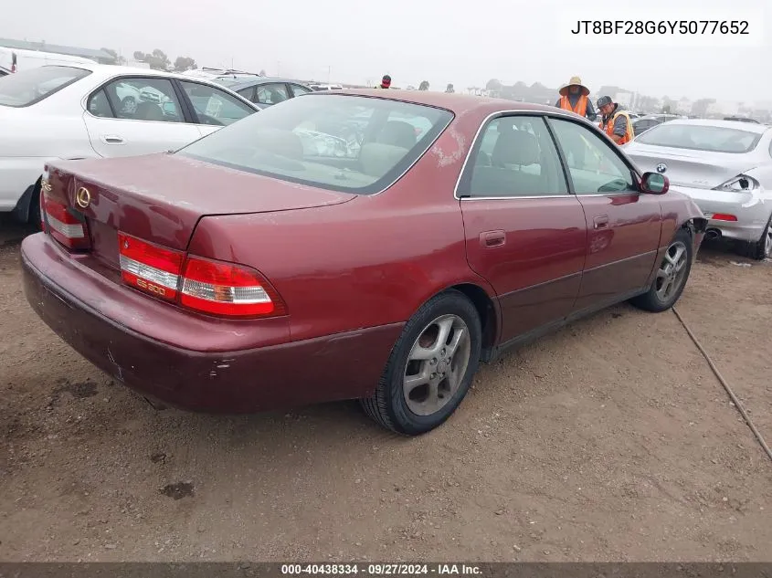 JT8BF28G6Y5077652 2000 Lexus Es 300