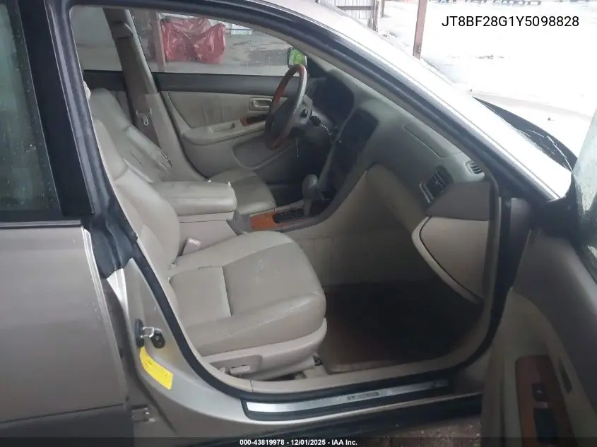 JT8BF28G1Y5098828 2000 Lexus Es 300