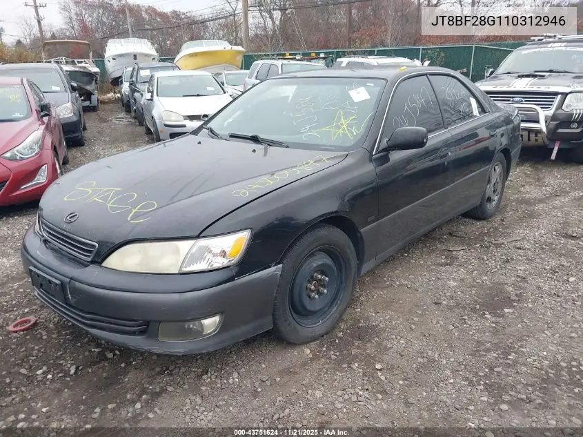 JT8BF28G110312946 2001 Lexus Es 300