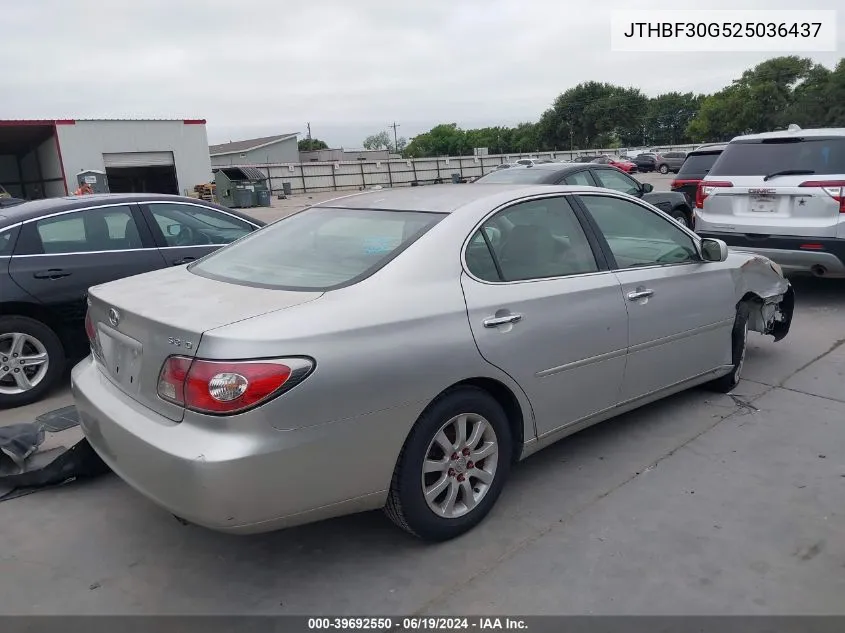 JTHBF30G525036437 2002 Lexus Es 300