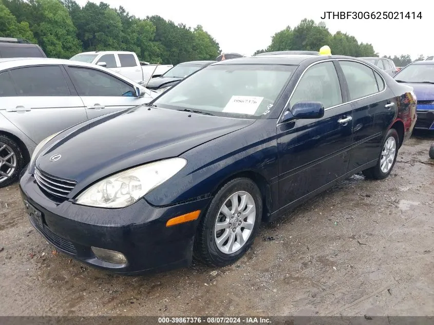 JTHBF30G625021414 2002 Lexus Es 300