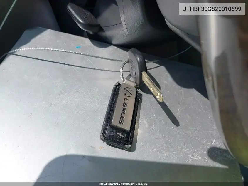 JTHBF30G820010699 2002 Lexus Es 300
