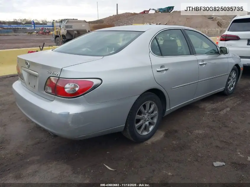 JTHBF30G825035735 2002 Lexus Es 300