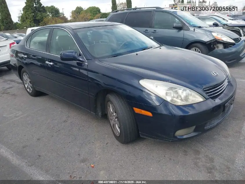 JTHBF30G720055651 2002 Lexus Es 300
