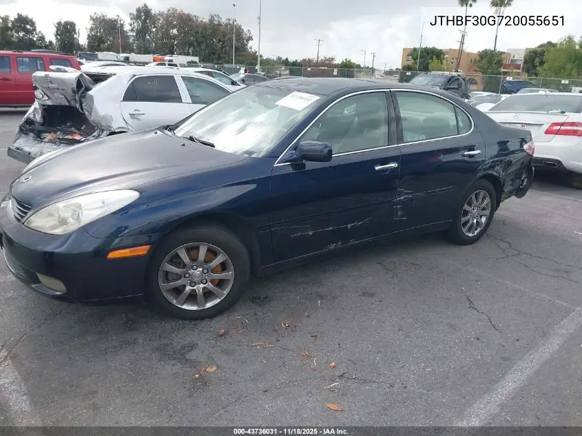 JTHBF30G720055651 2002 Lexus Es 300