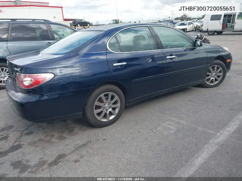 JTHBF30G720055651 2002 Lexus Es 300
