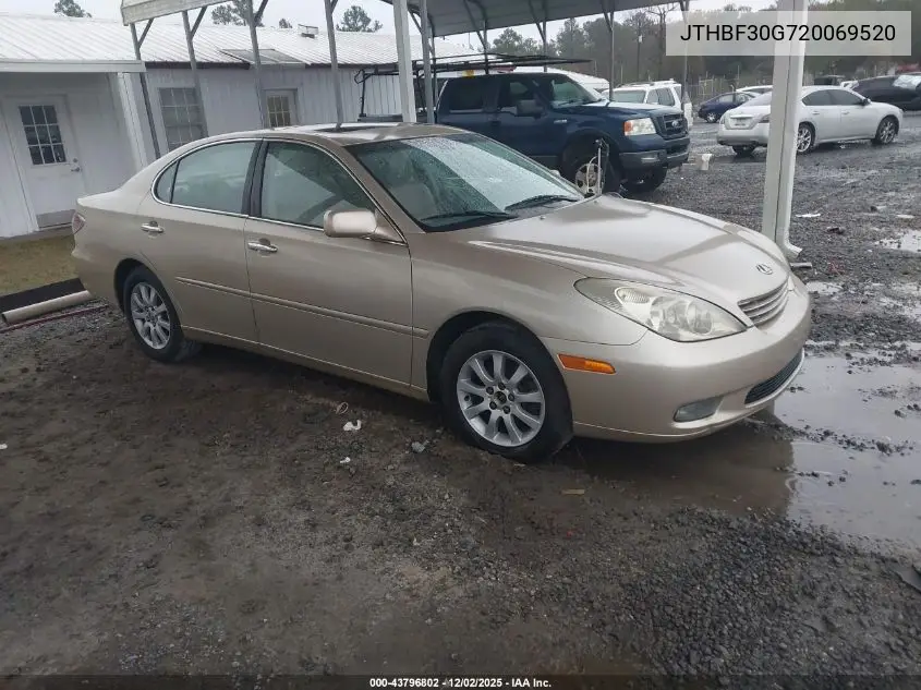 JTHBF30G720069520 2002 Lexus Es 300