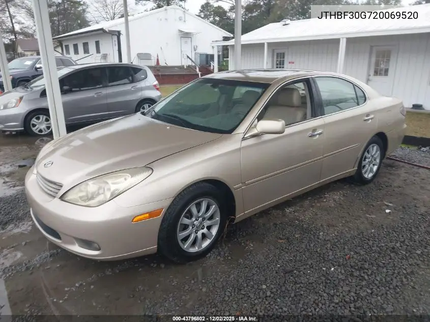 JTHBF30G720069520 2002 Lexus Es 300