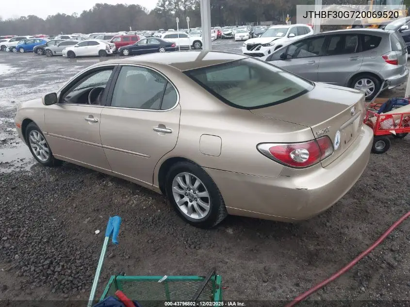 JTHBF30G720069520 2002 Lexus Es 300
