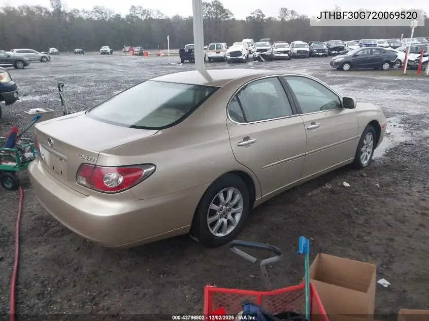 JTHBF30G720069520 2002 Lexus Es 300