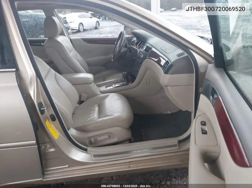 JTHBF30G720069520 2002 Lexus Es 300