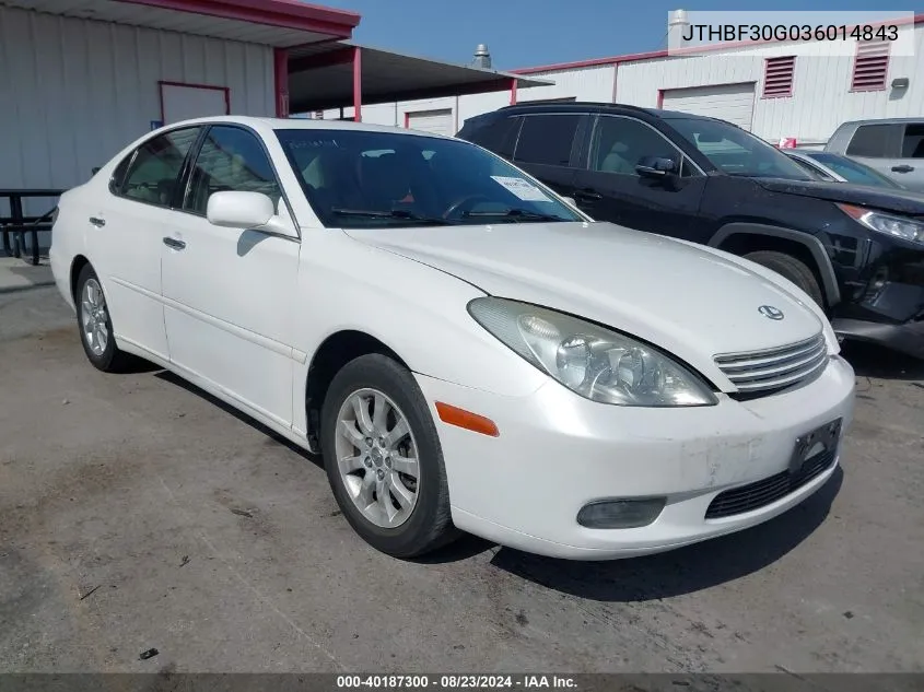 JTHBF30G036014843 2003 Lexus Es 300