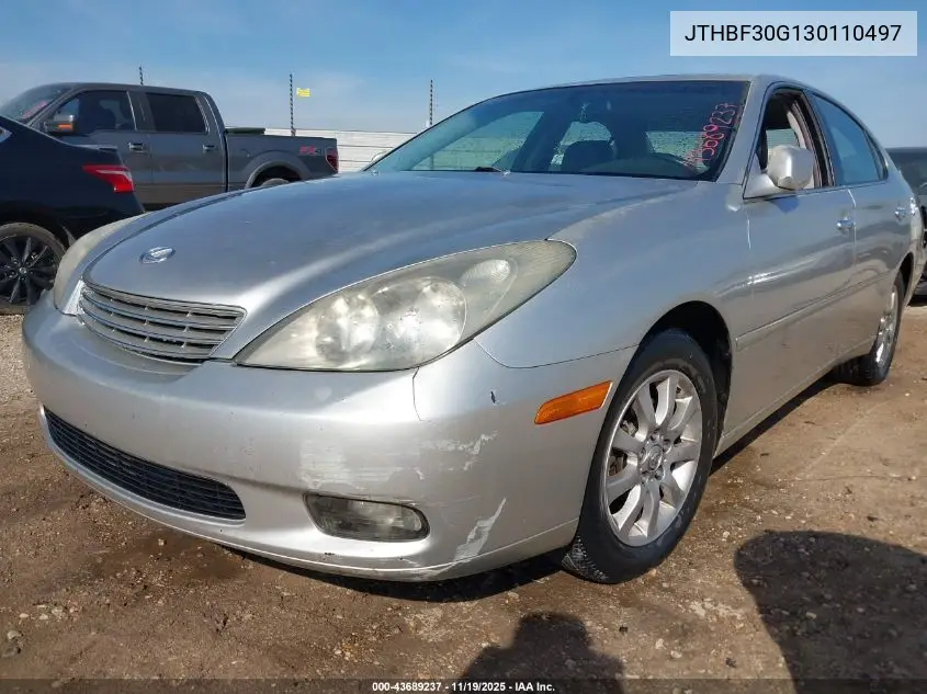 JTHBF30G130110497 2003 Lexus Es 300