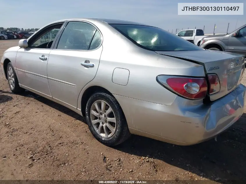 JTHBF30G130110497 2003 Lexus Es 300