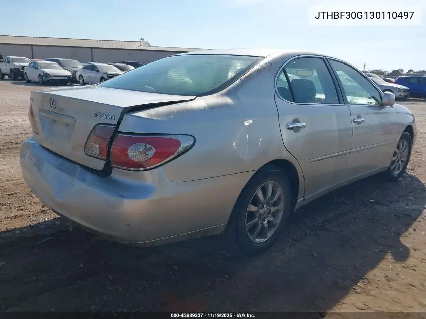 JTHBF30G130110497 2003 Lexus Es 300