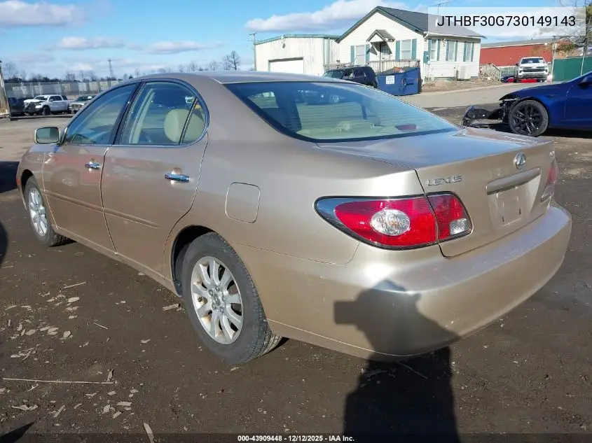 JTHBF30G730149143 2003 Lexus Es 300