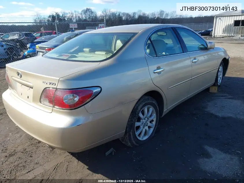 JTHBF30G730149143 2003 Lexus Es 300