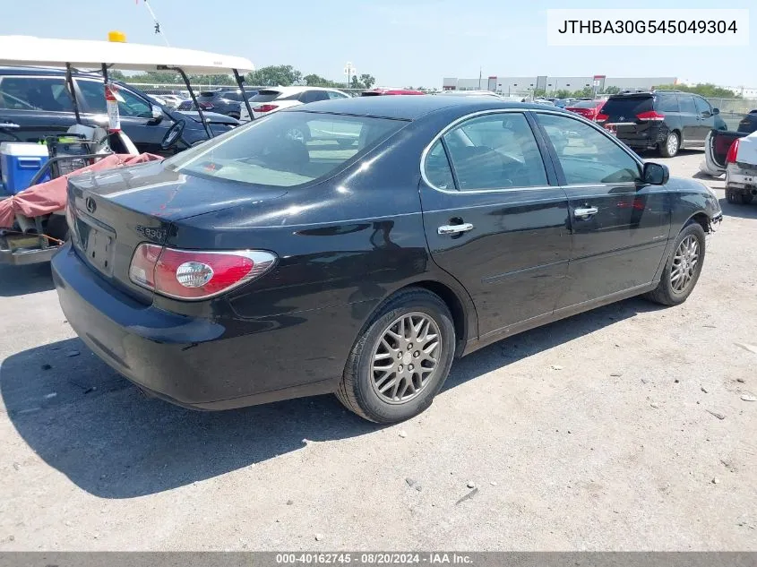 JTHBA30G545049304 2004 Lexus Es 330