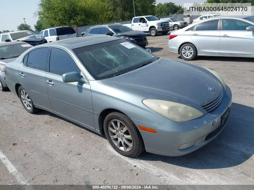 JTHBA30G645024170 2004 Lexus Es 330