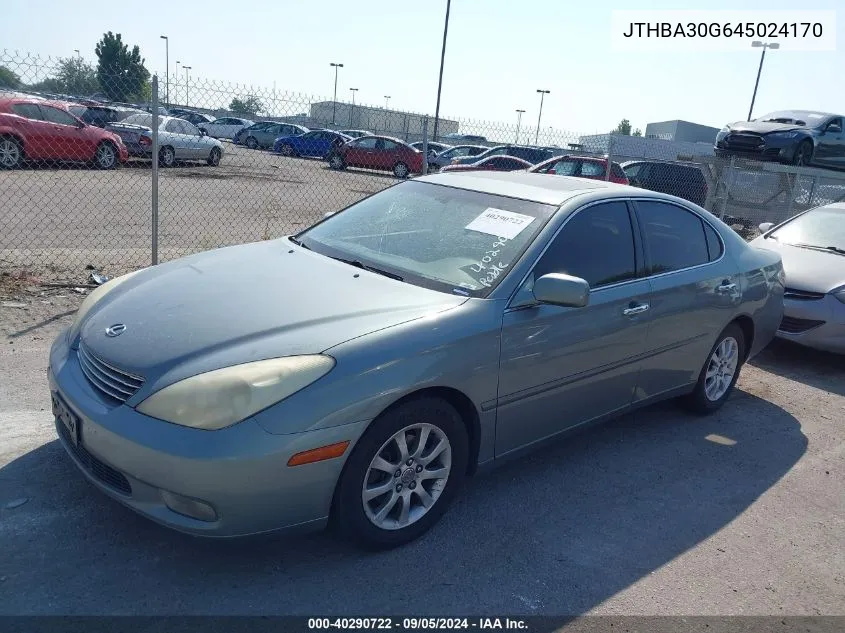 JTHBA30G645024170 2004 Lexus Es 330