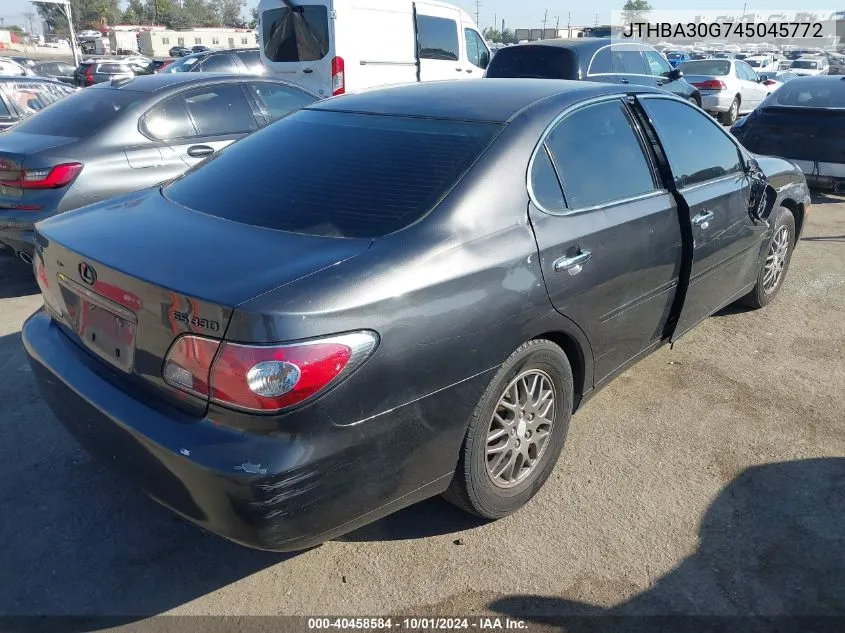 JTHBA30G745045772 2004 Lexus Es 330