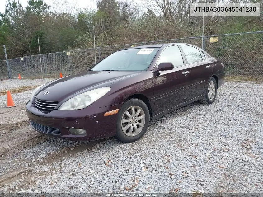 JTHBA30G645041230 2004 Lexus Es 330