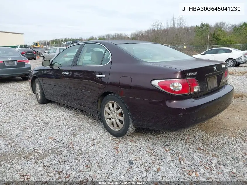 JTHBA30G645041230 2004 Lexus Es 330
