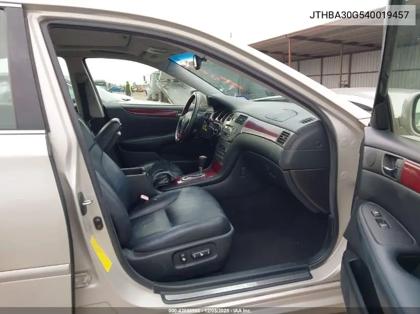 JTHBA30G540019457 2004 Lexus Es 330