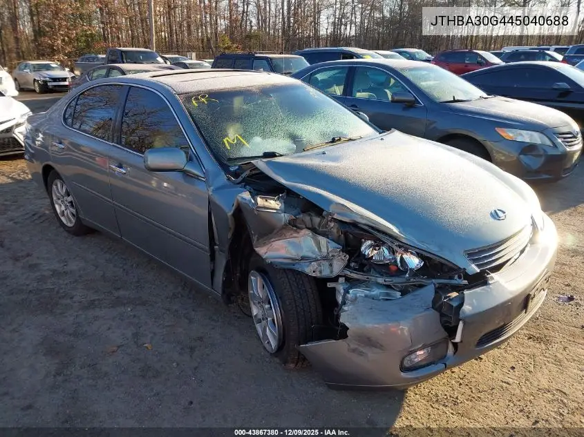 JTHBA30G445040688 2004 Lexus Es 330