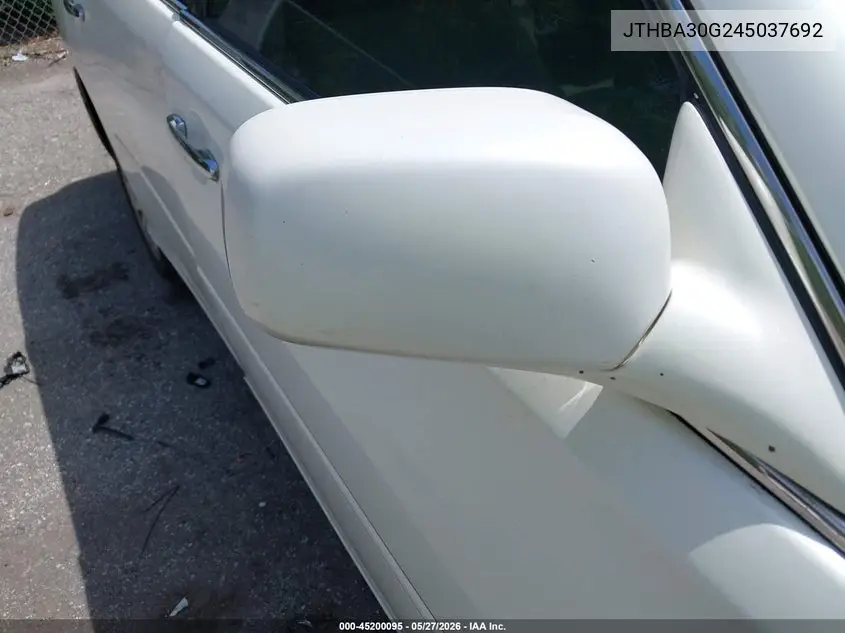 2004 Lexus Es 330 VIN: JTHBA30G245037692 Lot: 45200095