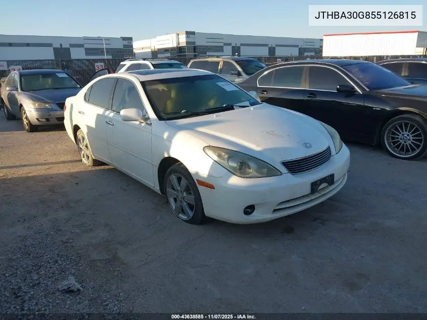 JTHBA30G855126815 2005 Lexus Es 330