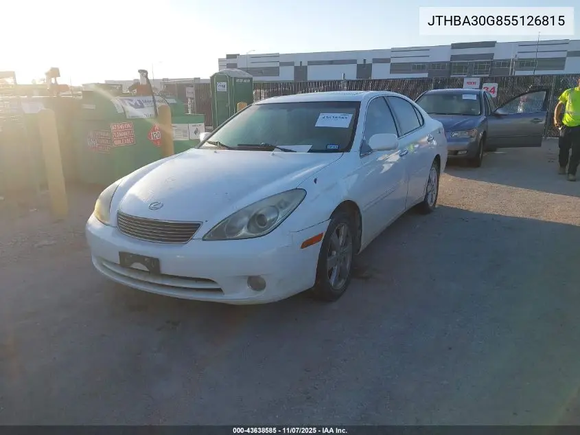 JTHBA30G855126815 2005 Lexus Es 330