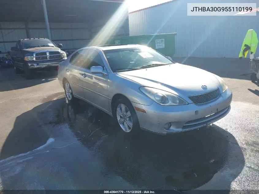 JTHBA30G955110199 2005 Lexus Es 330