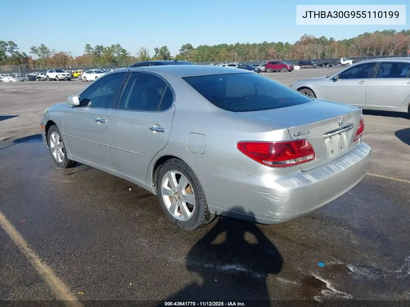JTHBA30G955110199 2005 Lexus Es 330