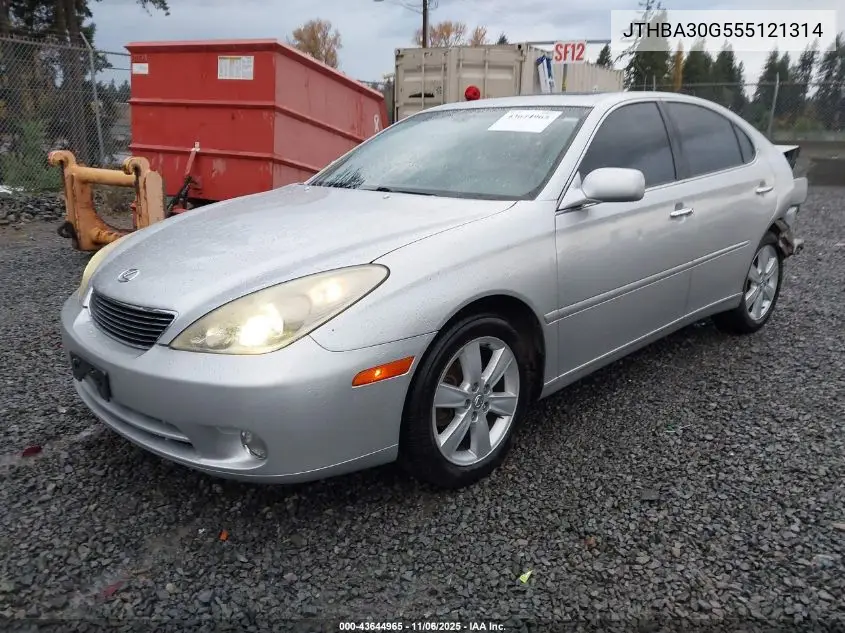 JTHBA30G555121314 2005 Lexus Es 330