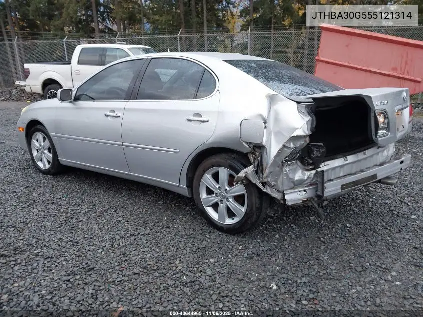 JTHBA30G555121314 2005 Lexus Es 330